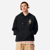 Li Ning Daily Prosperity Series CNY Zodiac Year Casual Fashion Hooded Comfortable Pullover Sweatshirt Men sweatshirt Black AWDV457-2