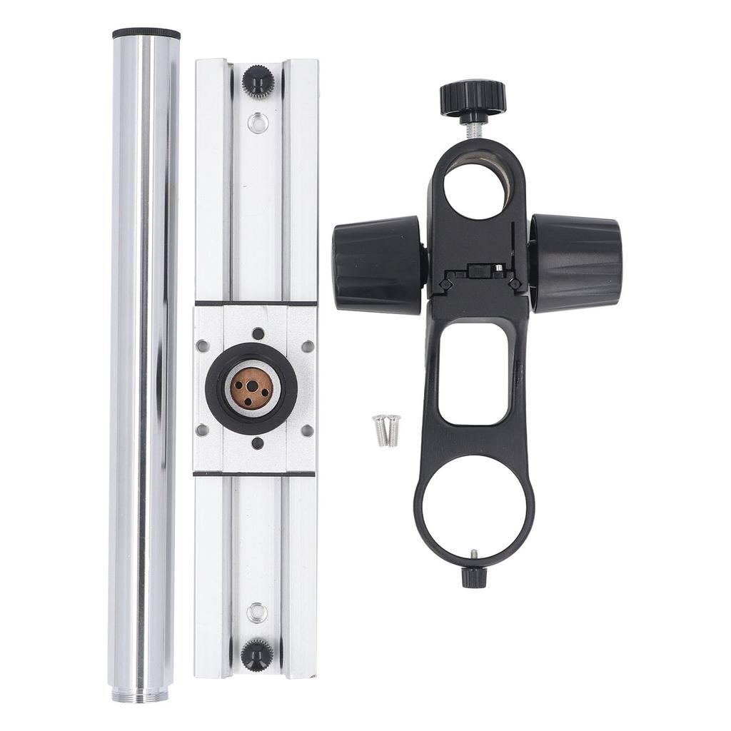 Microscope Slide Rail Track Stand 300mm Long Column Universal Adjustable Microscope Stand for Camera