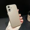 iPhone 17 Pro Max Grating Texture Protective Case - Simple Skin-feel, Apple 15 Fit