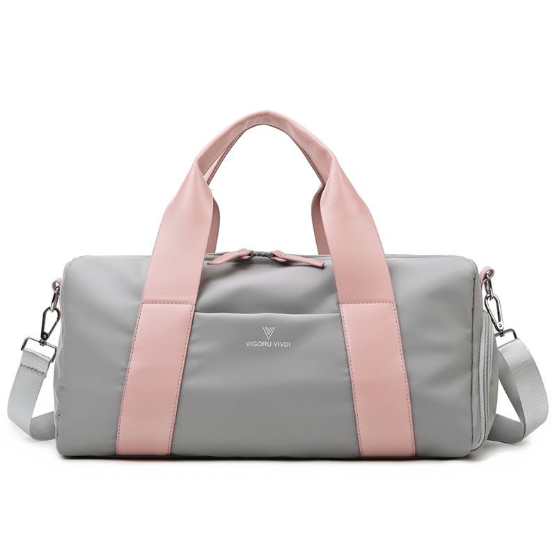 Neues Modell von Nass- und Trockentrennbeutel, Sport-Reise-Tasche, Handtasche mit großem Fassungsvermögen für Yoga und Fitness, individualisierbar mit Druck