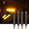 Motorcycle Flowing Water 12LED Turn Signal Light Indicator Flashing Lamp Decoration All Motorcycles 4pcs