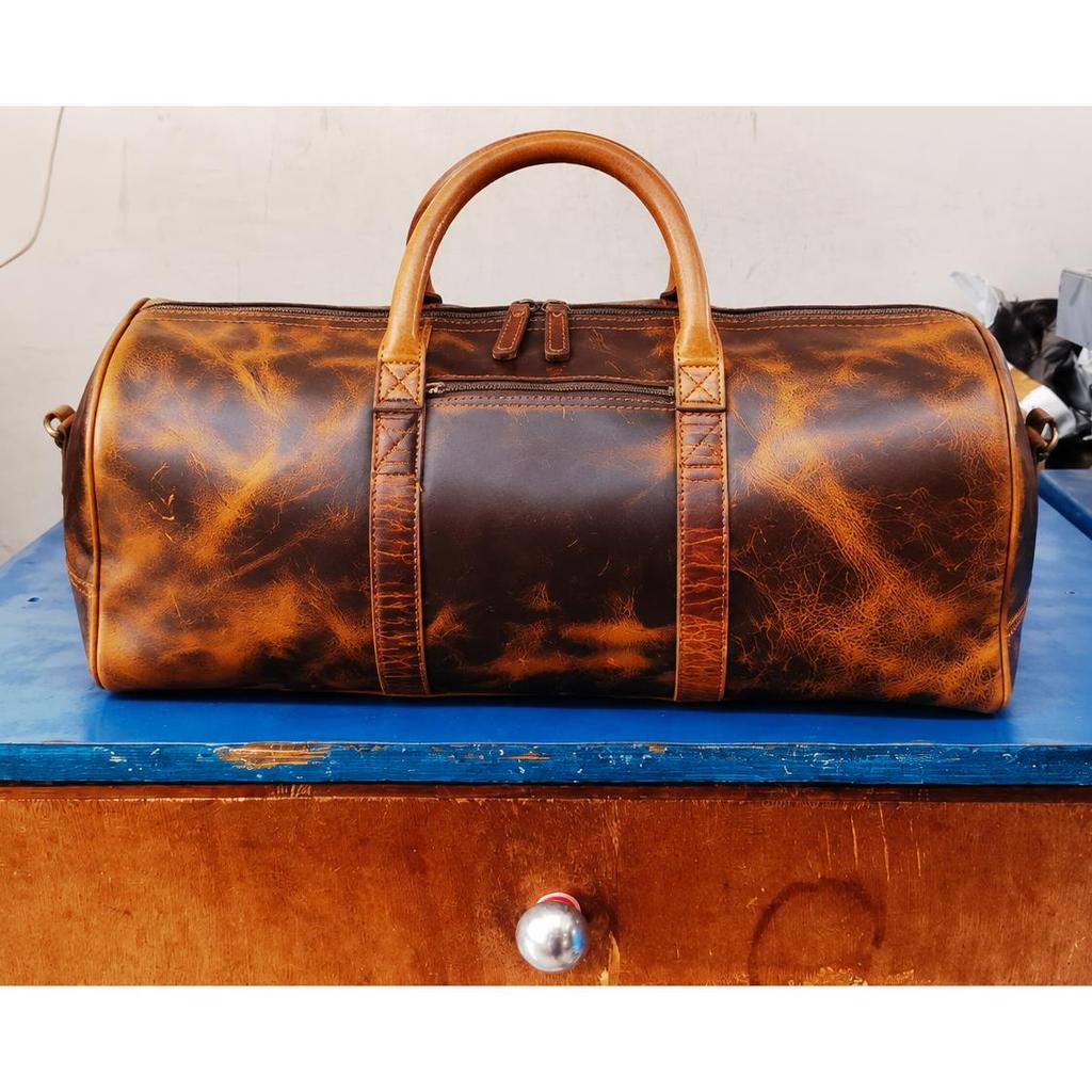 Borsa Duffel in Pelle Personalizzata da Viaggio Bagaglio a Mano per la Notte Borsa Weekender da Palestra Regalo Unico per Testimoni di Nozze Borsa Duffel Oversize