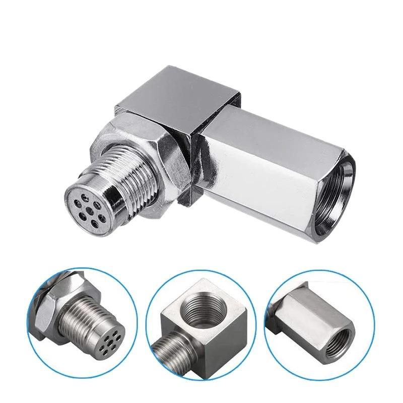 Car Modification Accessories 90 Degree Car Sensor Adapter Connector M18 Oxygen Sensor Car 90 Degree Connector
