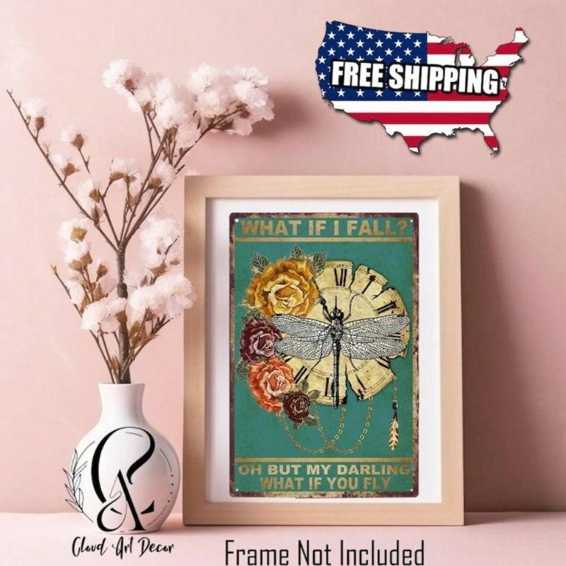 Vintage Metallschild Retro Wandkunst Dekor Blechplakat