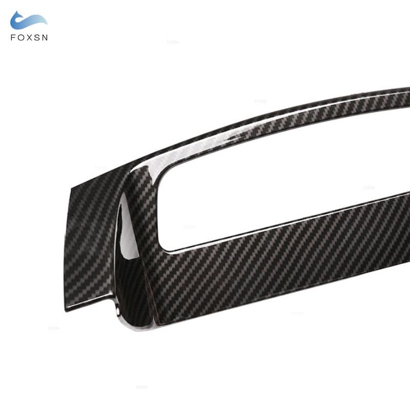 LHD Autodoplňky ABS Vzor z uhlíkových vláken Obložení spodního krytu palubní desky pro Mercedes Benz S třída W221 2008 -