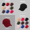 Stylish Summer Black Baseball Cap Women's Adjustable Sun Hat Unisex Versatile