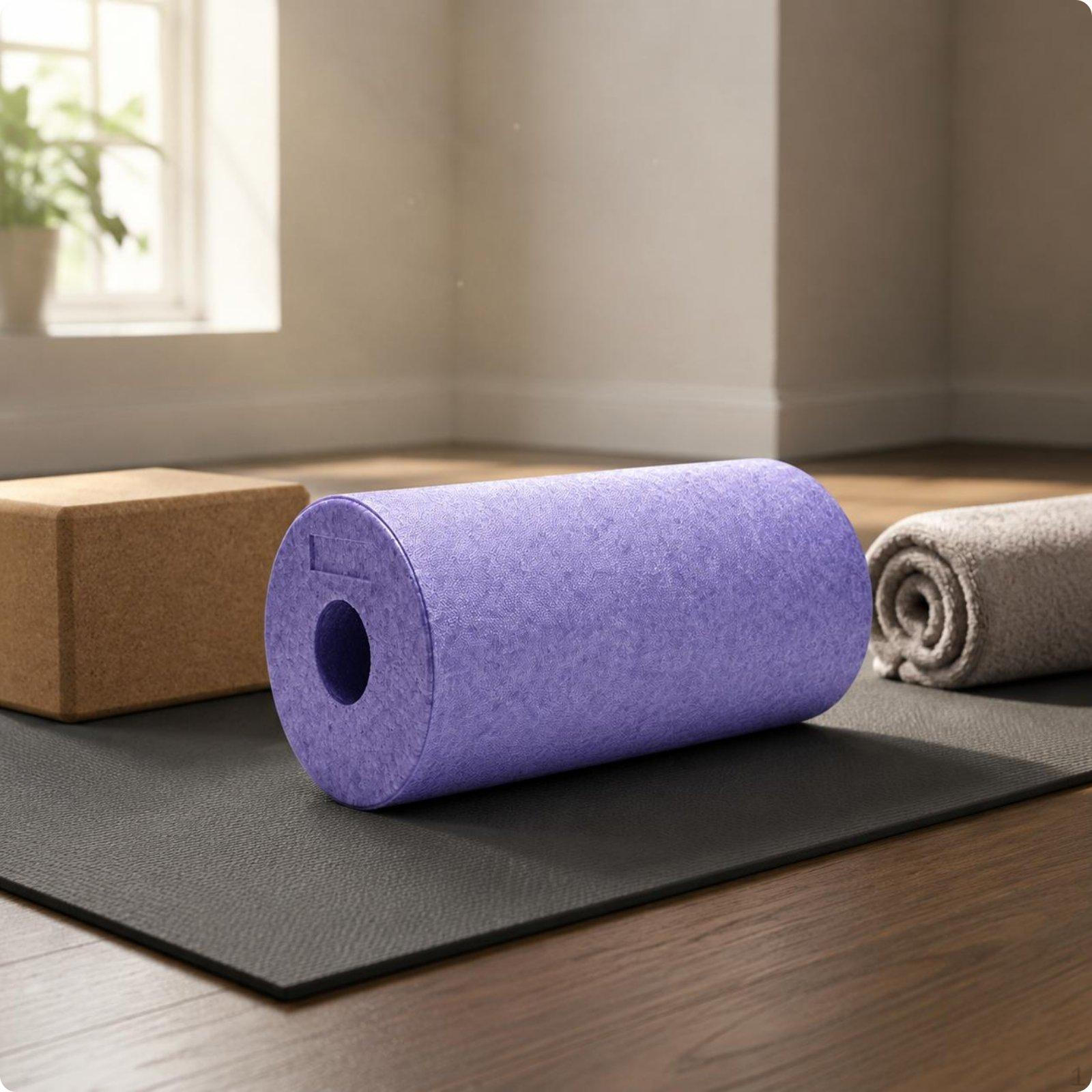 Expanded Polypropylene Foam Roller Textured Hollow Speckled Workout Gear 45CM Blk 60 30CM Rose Purp 60