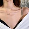New Classic Titanium Steel Small Waist Necklace Korean For Woman Fashion  Luxury Neck Chain Sexy Girl's Clavicle Chain