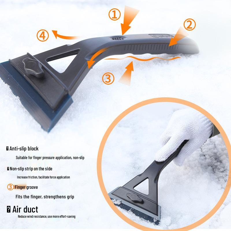 Multi-Functional Snow Shovel and Ice Scraper Tool