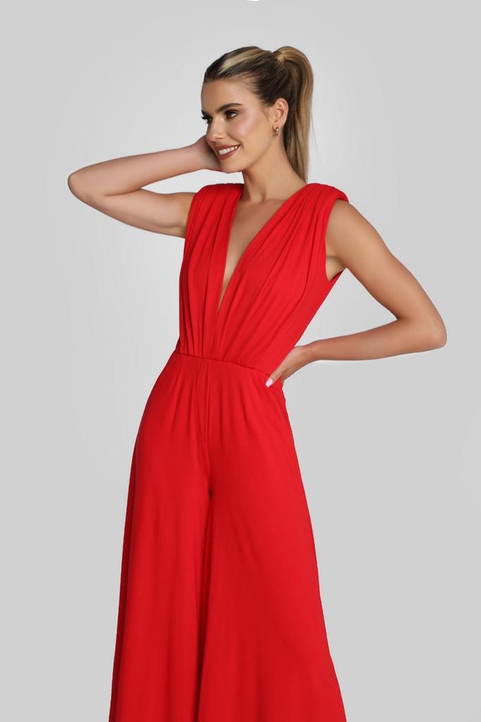 Candela Jumpsuit - Red L