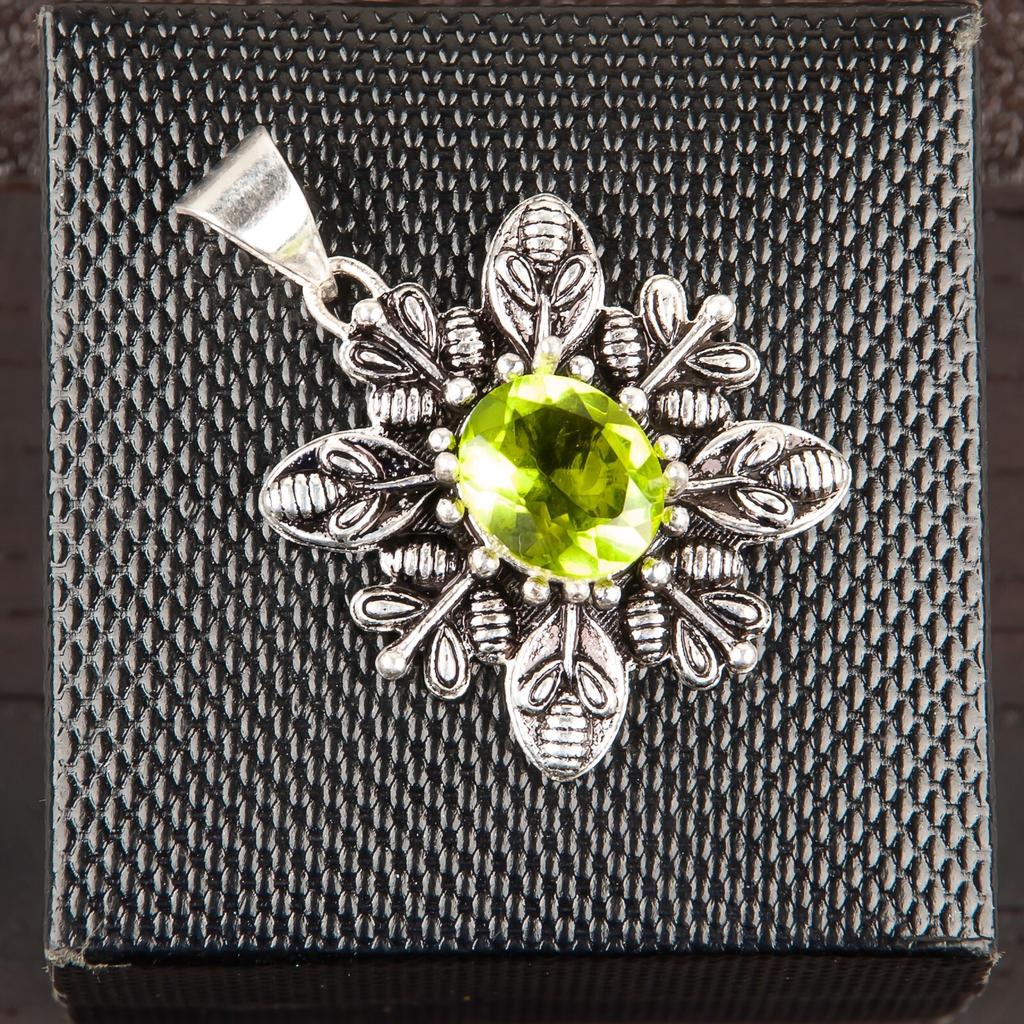 Asthenic Multi Gemstone Pendant, 925 Sterling Silver Jewelry, Handmade Pendant CP-10