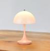 Mushroom Small Table Lamp Dimmable Rechargeable Table Lamp Bedroom Bedside Decorative Night Light