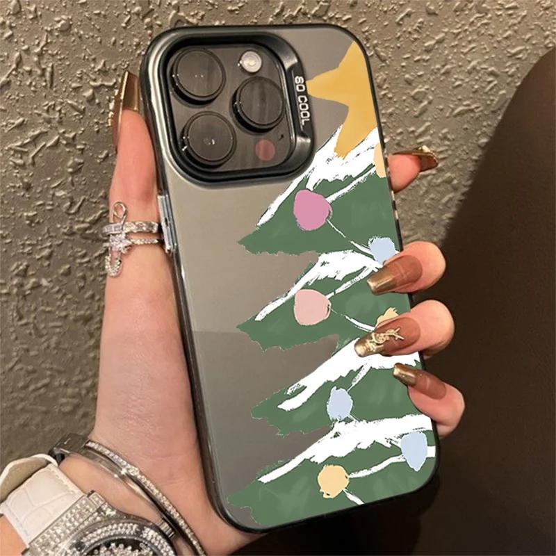 

С Рождеством Чехол для подарков на Новый год для 14T 13T 12T 14 13 12 11 Lite 5G NE POCO X6 X5 F6 M6 Pro 4G Жесткая задняя крышка For Poco X6 Pro