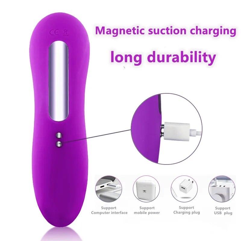 Clitoral Sucking G Spot Dildo Vibrator With 7 Powerful Modes Clit Sucker Rechargeable Clitoris Stimulator Sex Toys For Couples