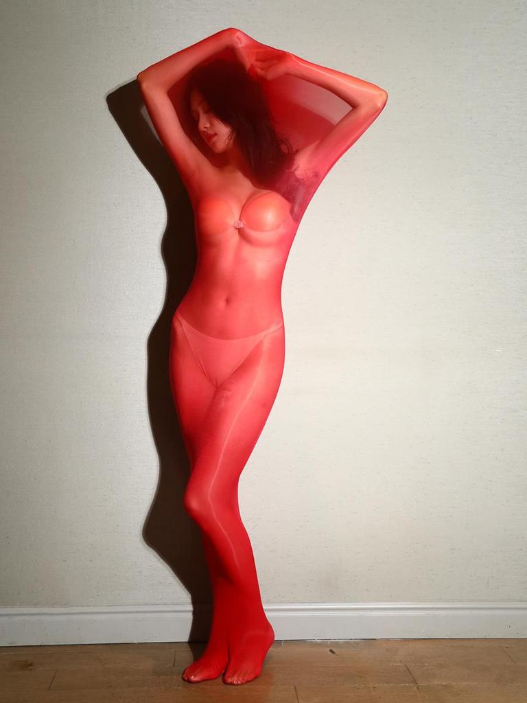 Qinghe Ultra-Thin Seamless Shaping Jumpsuit - Large Size, Invisible, Shiny, Fun