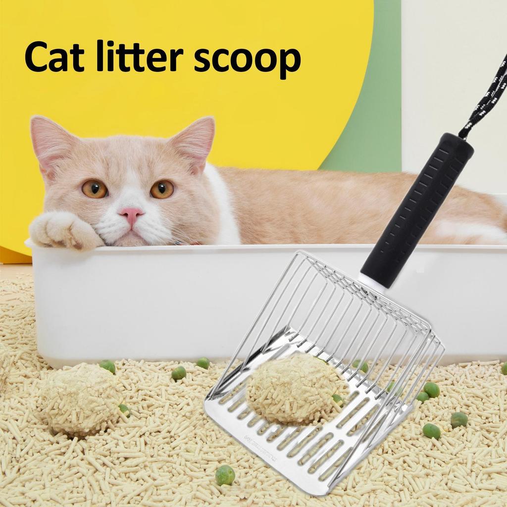 Katzenklo Schaufel für Katzenklo Katzenklo Reinigungsset Schnelles Sieben Kätzchen Kot Sieb Schaufel Reinigungsgerät für Kaninchen Küken Hund