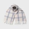 CHECK BLEND MUFFLER S (SKY BLUE)