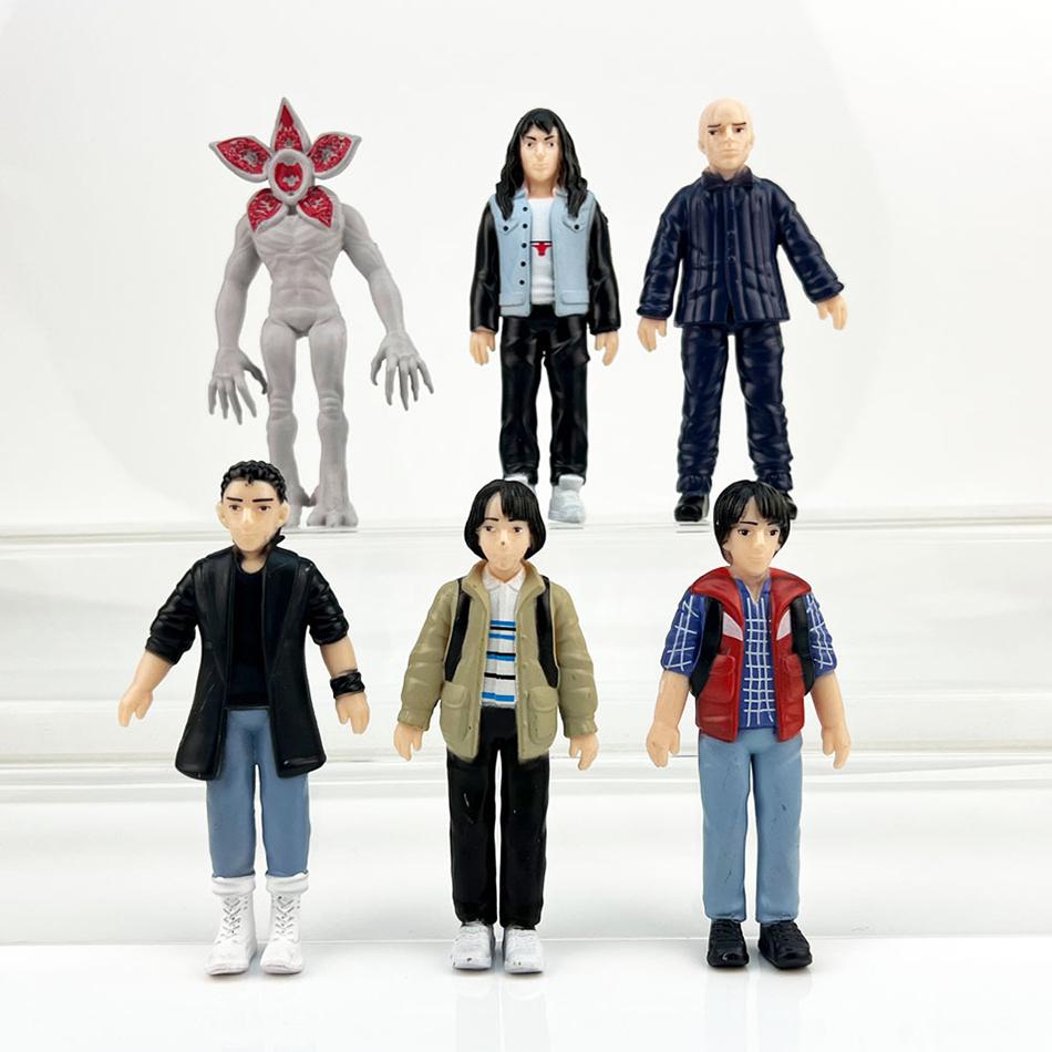 12Pcs/set Cartoon Anime Characters Figure Toy Cute Eleven Demogorgon Model Toys Desktop Ornaments Surprise Gift PVC Kid Friendly Entertaining Fun Play