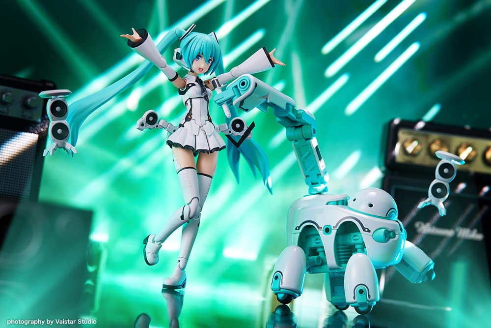 Kotobukiya Frame Music Girl Hatsune Miku [Maruttoys Ver.] with TAMOTU [Miku Ver.] Height approx. 150mm Non-scale Plastic Model Molded in Color FG145
