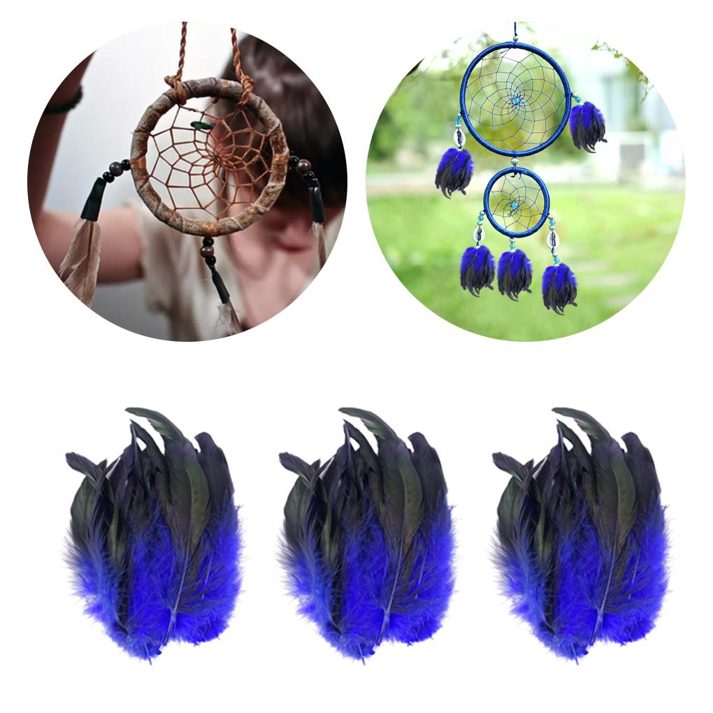 50piece Natural Feather Decoration Easy To And Various Applications Natural Rooster Feather Feathers