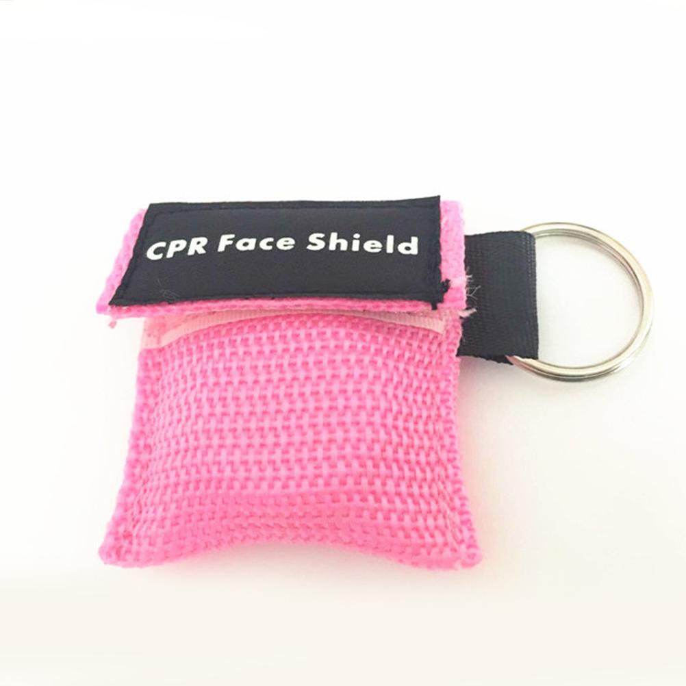 Buy 8pcs CPR Mask Keychain Keyring Disposable Travel Emergency CPR Face ...