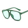 Green Oversized Pilot Sunglasses Woman Shades Retro Classic Vintage Sun Glasses Female Colors Brand Designer