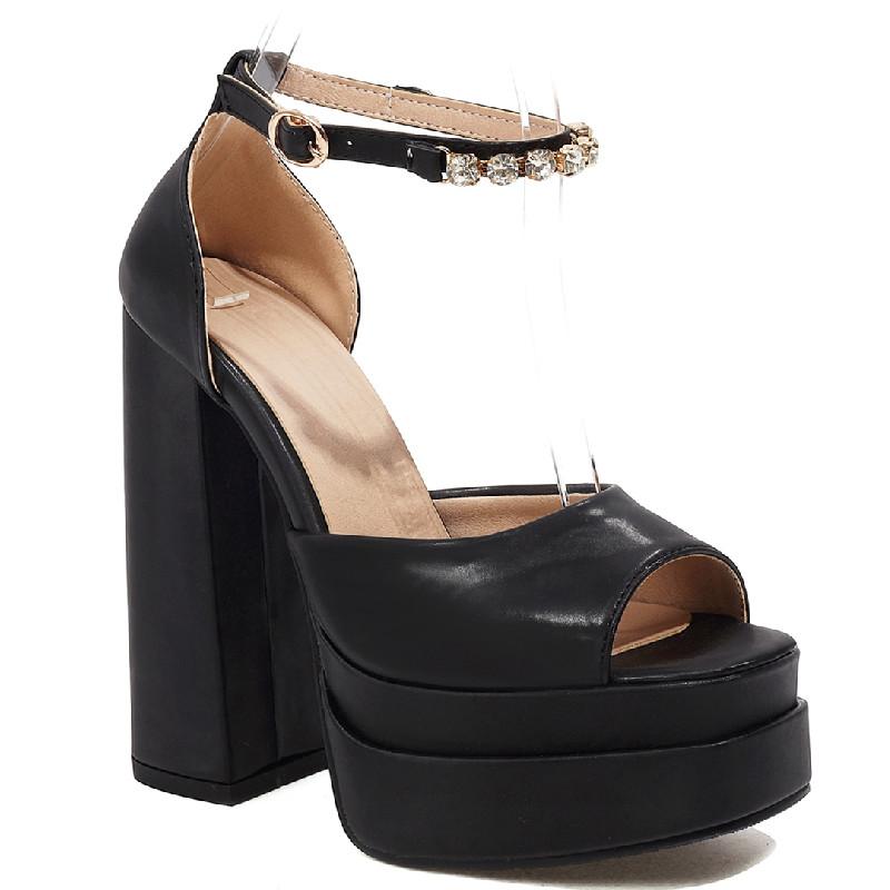 

Модные сексуальные женские босоножки на высоком каблуке, летние туфли на платформе, синие, красные, золотые, на каблуке, свадебные туфли для вечеринок, женские, большого размера 45 34