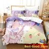 2014 Honkai Impact 3 Bedding Set Single Twin Full Queen King Size Kawaii Girl Bed Set Teenager Bedroom Duvetcover Sets 3D Print