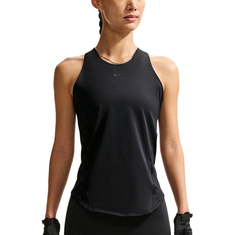 Nike As W Nk Df Unvrsa Tank Solid Color Sleeveless Brand Logo Round Neck Sports Vest Women Tops IO9968-010 S