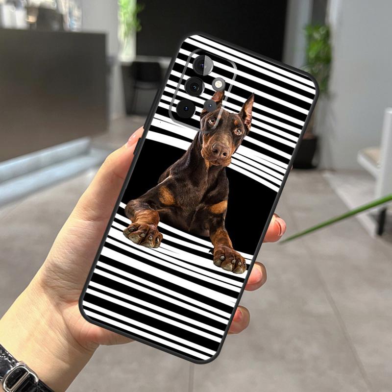 Dachshund Doberman Dog Case For Samsung Galaxy A32 A12 A22 A52 A35 A26 A16 A05 A55 A15 A54 A34 A14 A56 A36 A13 A53