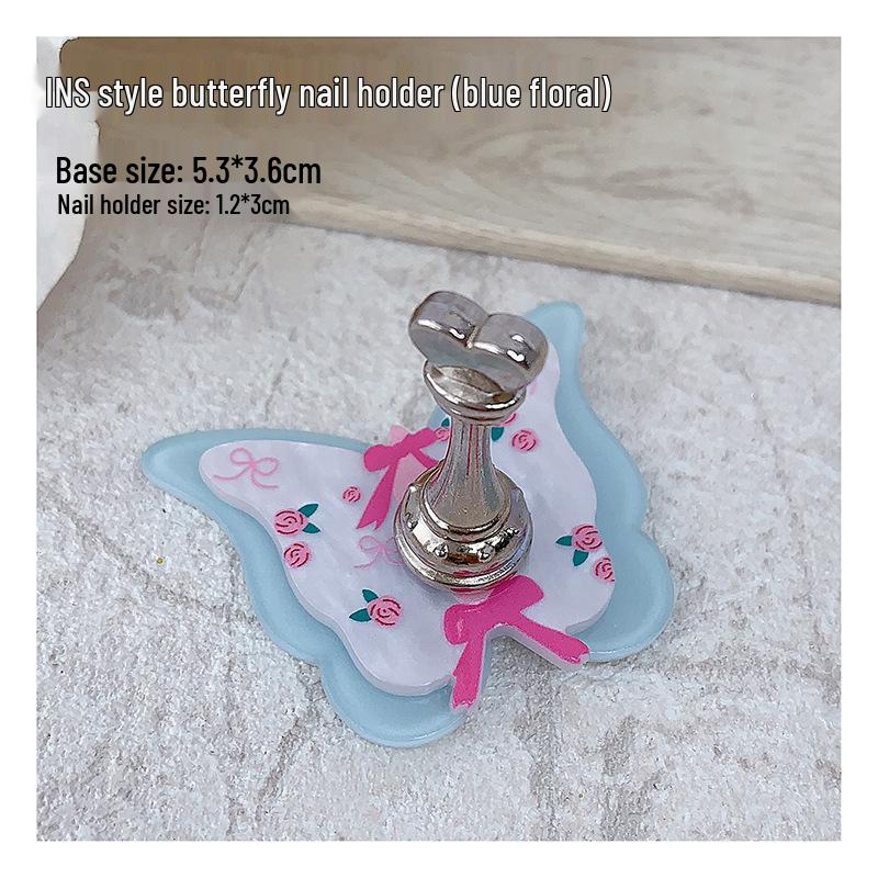 

Двухслойная 3D доска для демонстрации нейл-арта с бабочками с инструментом-подставкой для практики