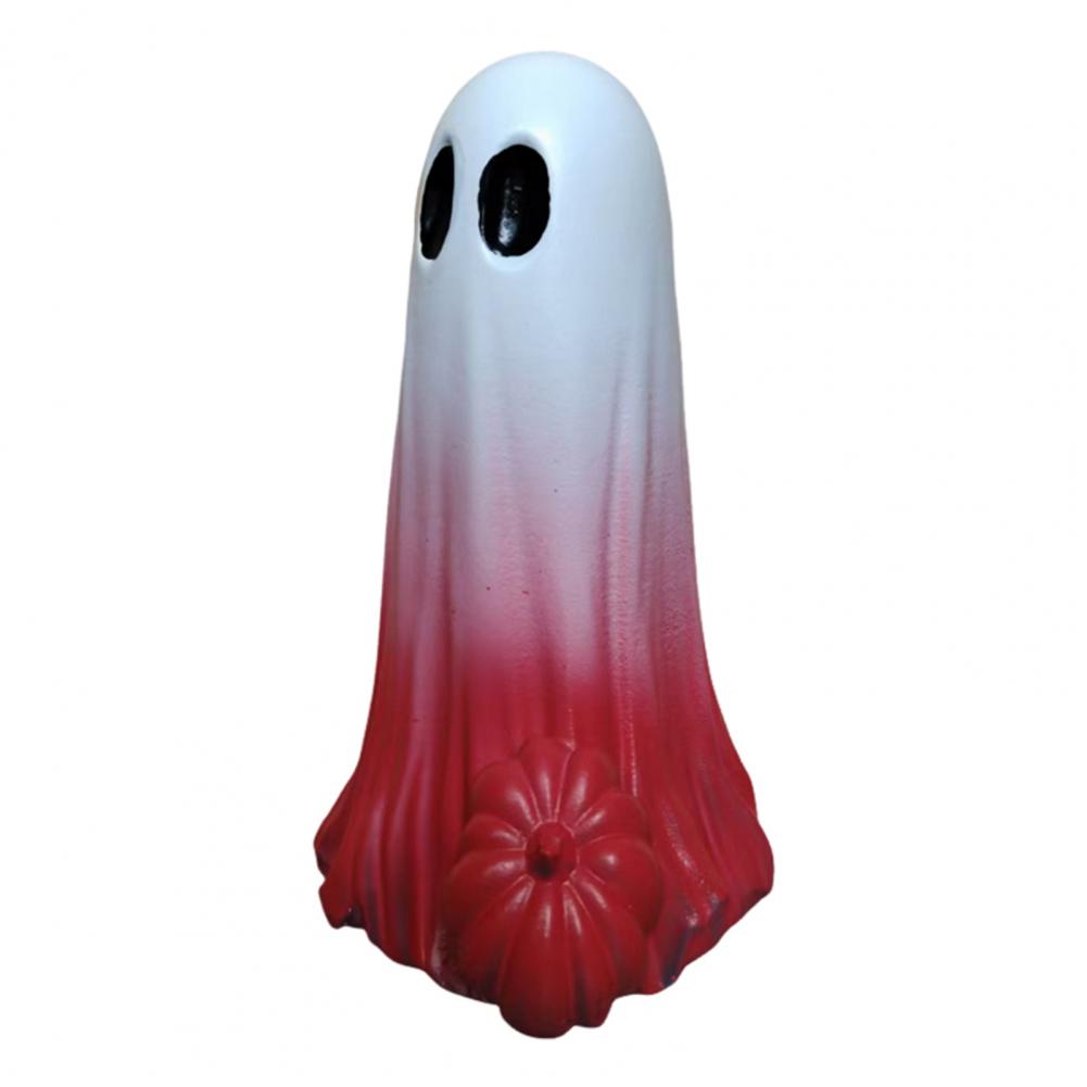 Призрачное украшение Смоляной декор-призрак Жуткий Хэллоуин Набор смоляных фигурок призрака и тыквы для украшения стола Центральный элемент камина