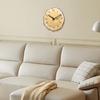 Creative Annual Ring Design MDF Wall Clock 12 Inch with Silent Operation and Luminous Hands for Stylish and Quiet Walls
