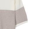 SIEG Color Block Waffle Round Half Pullover (Piucd8032)