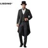 Mittelalter Renaissance Steampunk Mantel Frack Frack Vampir Adliger Kostüm Herren Halloween Karneval Aufführung LARP