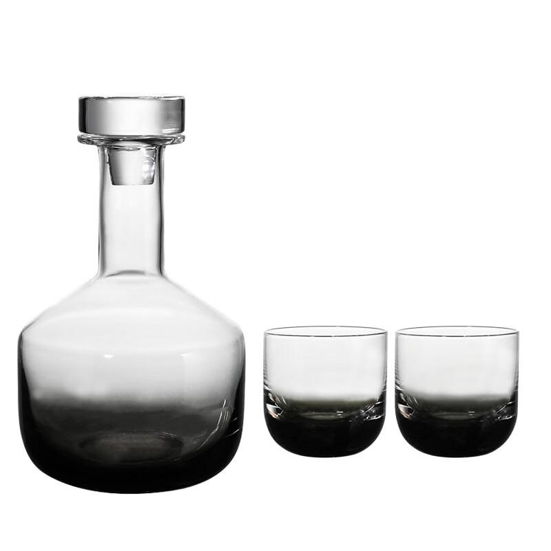 Glass Decanter & Wine Glass Set