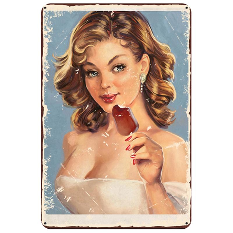 Fruit Bakery Dessert Metal Tin Signs Sweet Plaque Kitchen Wall Art Iron Painting Pub Plaque Club Bar Restaurant Decor Plate