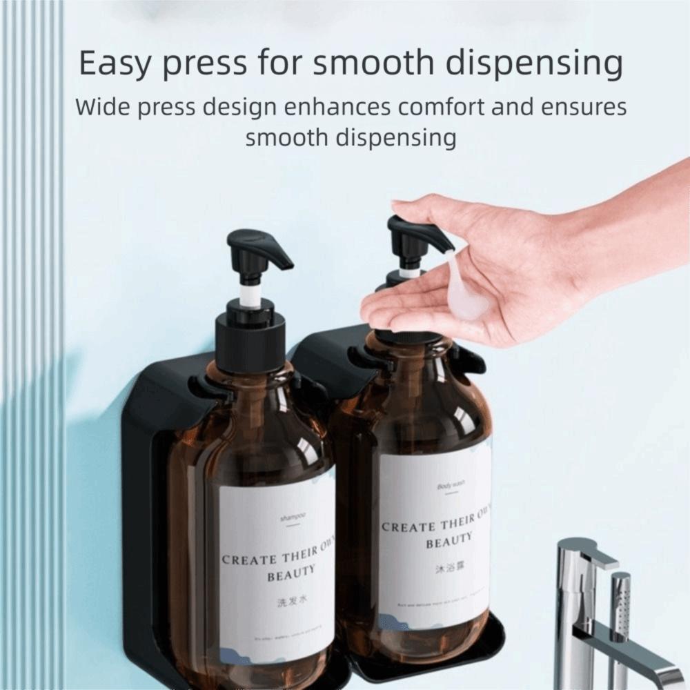 Lock Empty Pump Bottle Hand Press Bath Lotion Container Wall Mounted Soap Dispenser  Hotel