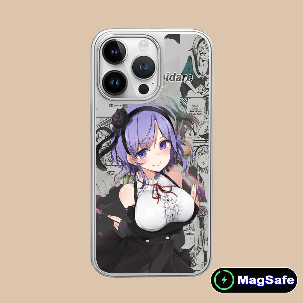 Dagashi Kashi Hotaru Mobile Phone Case for iPhone 17 16 15 14 13 12 11 Air Pro Max Plus Magsafe Silver Plating Colorful Cover