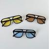 Double Beam Pilot Sun Glasses UV400 Retro Eyewear UV Protection Square Sunglasses  Photography