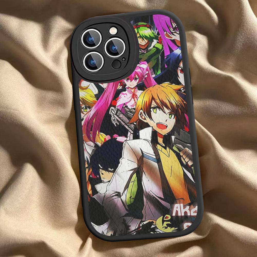 

Japanese Anime Akame Ga KILL Phone Cover For IPhone 16 15 14 13 12 11 Pro Max Plus Leather Soft Case iphone XS