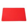 Silicone Baking Mat Heat-Resistant Fat Reducing Mat for Oven Grilling Multifunctional Cooking Mat for Healthy Baking Grilling