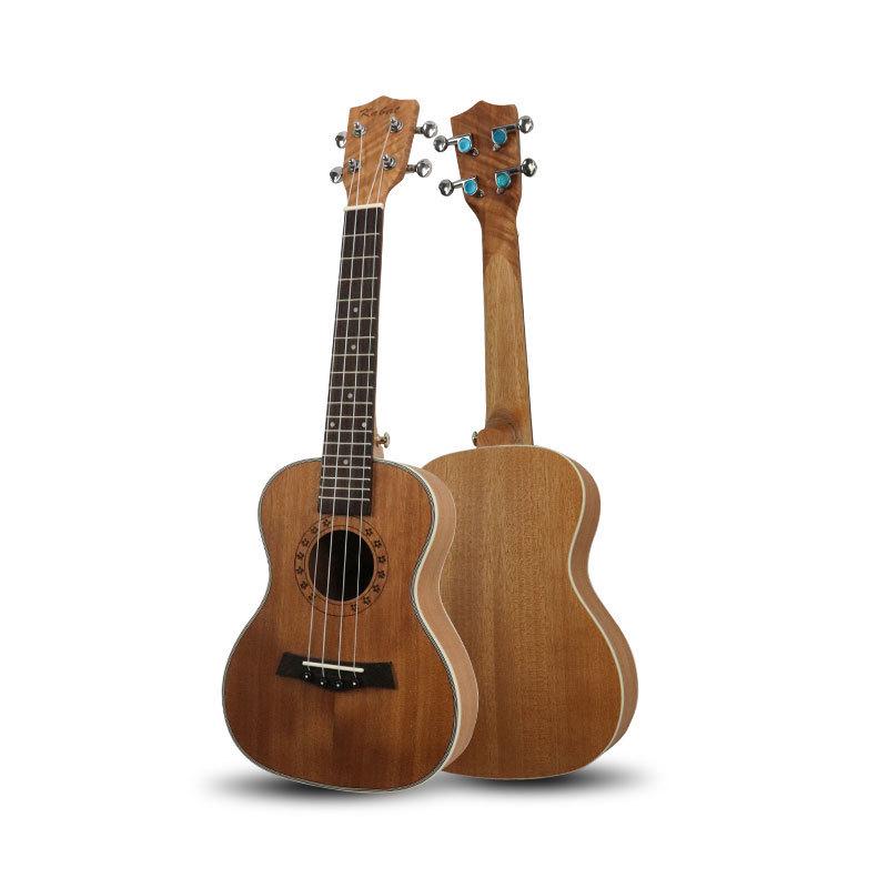 23-Inch Mahogany Ukulele - Four-String Small Guitar Instrument