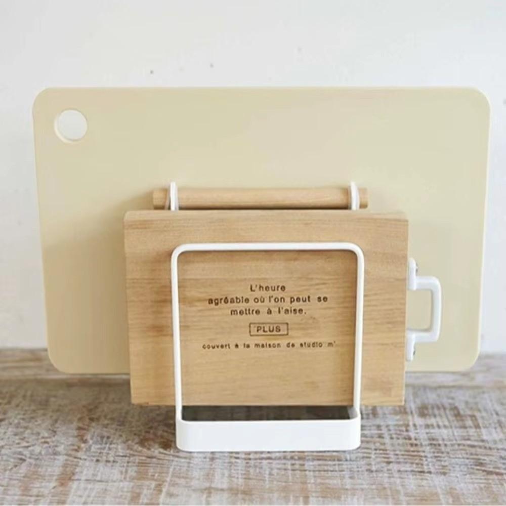 Durable Multilayer Cutting Board Rack Stable Metal Cutting Board Rack Shelf Space Saving Chopping Board Holder Kitchen Supplies