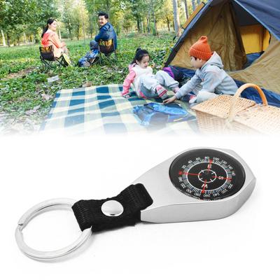 Multifunctional Keychains Compasses Portables Navigation Hiking Equipment for Kids Hiking