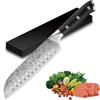 7-inch Santoku Knife With Laser-pattern Blade Chef Knife Japanese Chef Knife Home Cooking Tools Kitchen Knife Fruit Paring