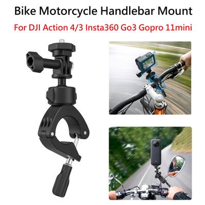 Fahrrad Motorrad Klemme 360° Super Klemme 1/4" Loch Halterung Erweiterung Halterung Für DJI Action 4 Insta360 Ace Gopro 13 Kamera Zubehör