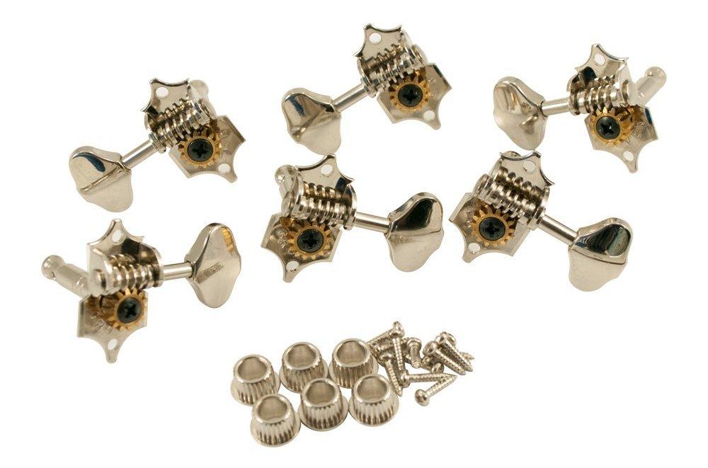 

GROVER V97N Guitar Set of 6 Nickel Tuners, (33 Compatible),