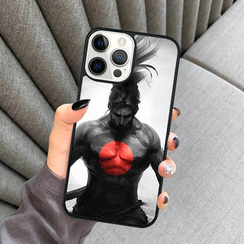 Samurai Phone Case For iPhone 17 Air 16 16e 15 13 14 Pro Max 11 12 Plus 2022 MAX Shell Cover Coque