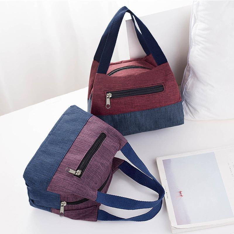 Bento Bag Large-capacity Portable Insulated Lunch Box Bag Office Worker Lunch Box Bag, Student Hand Carrying Bento Bag